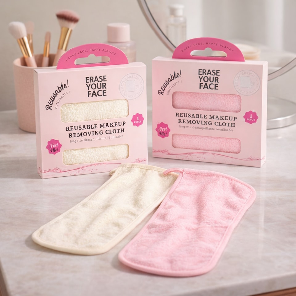 image 1 of Erase Your Face Reusable Makeup Removing Face Cloth
