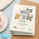 image 2 of Personalised Tiny Tatty Teddy Jungle Animals 6x4 Photo Album Cream