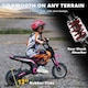 image 6 of HOMCOM 24V Kids Electric Motorbike with Twist Grip Throttle, Music, Horn - Pink