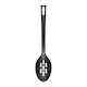 image 1 of Chef Aid Slotted Cooking Spoon - Black - One Size