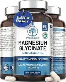 PharmaZen Magnesium Glycinate with Vitamin B6 60 Capsules