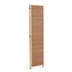 image 4 of Living and Home 4-Panel Bamboo Woven Folding Divider Screen - Brown | Brown