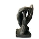 image 1 of Hand in Hand Sculpture in Bronze Colour A Symbol of Enduring Love & Connection Wedding Present Anniversary Romantic Gift  inspired by Rodin's The Secret