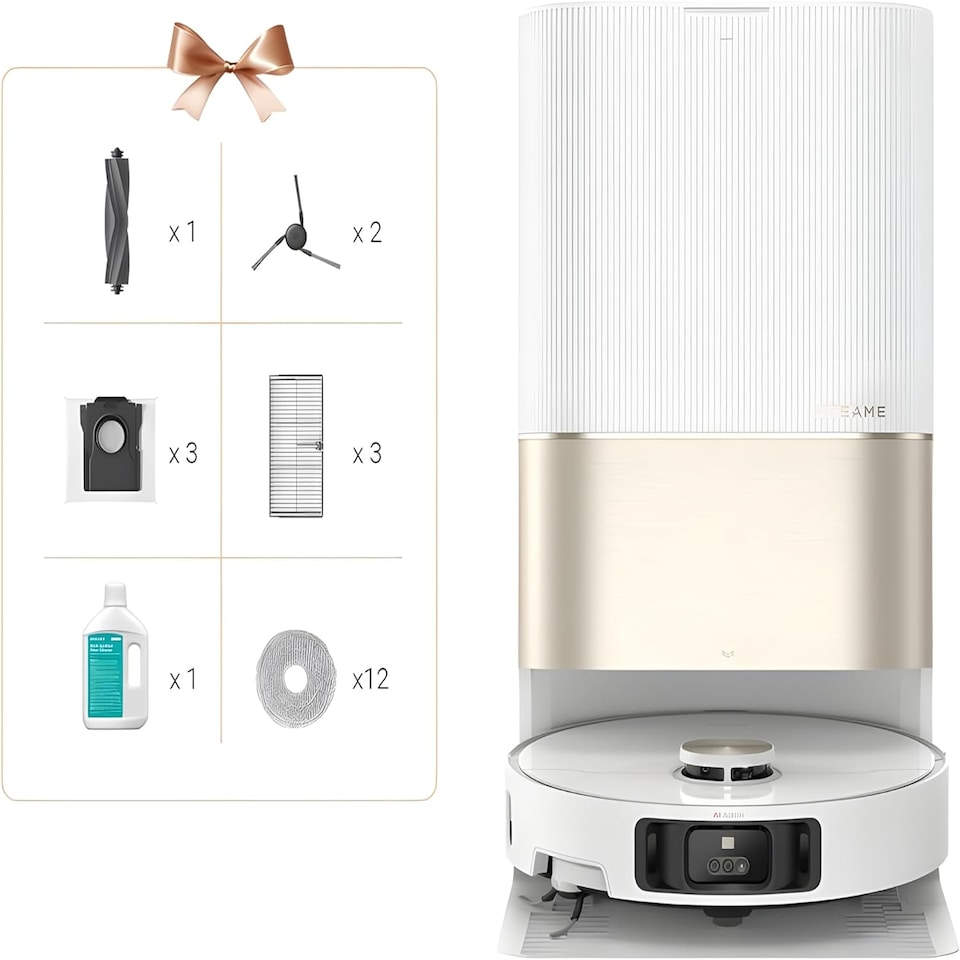 image 1 of Dreame L40s Pro Ultra Smart Robot Vacuum - white