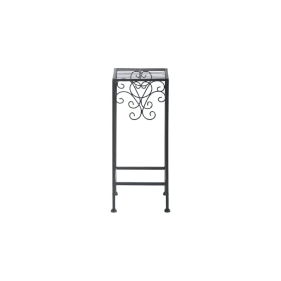 image 1 of Set of 3 Decorative Plant Stands Black