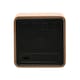 image 4 of Interval Wooden Alarm Clock with Bluetooth Speaker - White White | Brown