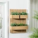 image 2 of Outsunny Wooden Garden Planters with Trellis Wall-mounted Raised Garden Bed