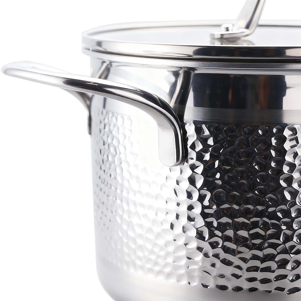 image 1 of HomeKing JadeBamboo Hammered-22CM Casserole