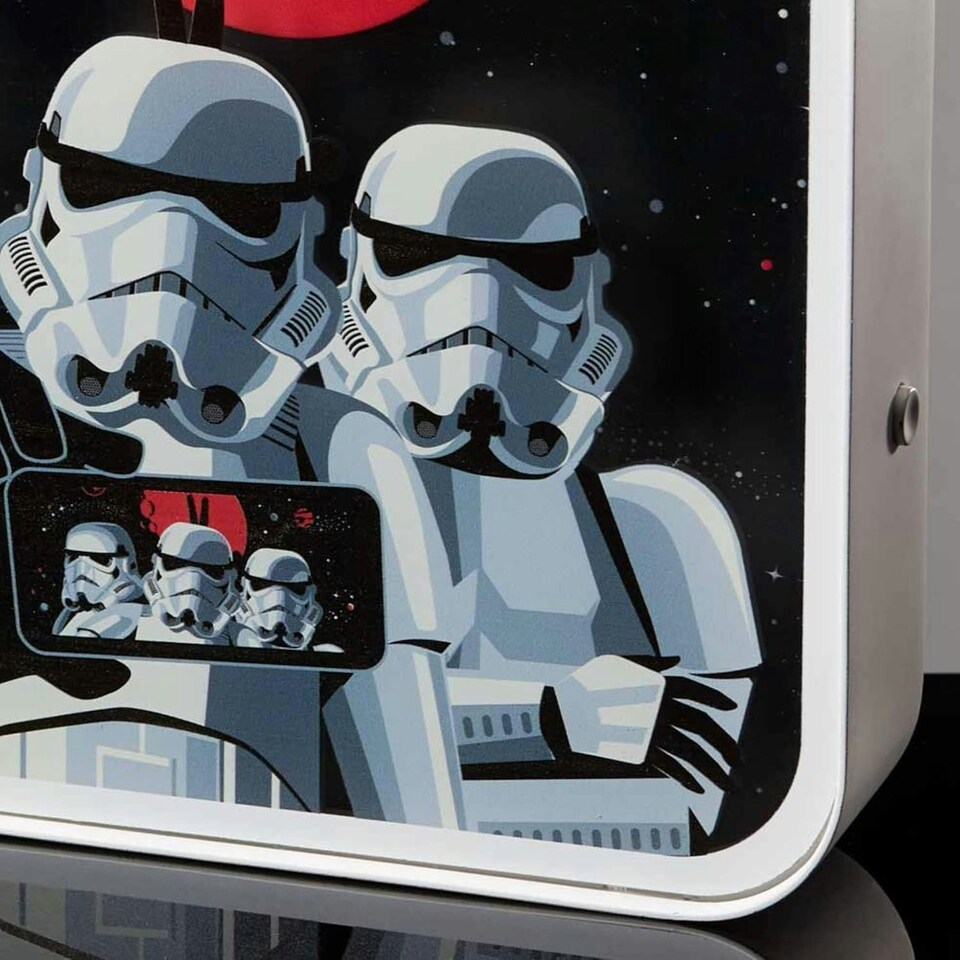 image 1 of Star Wars Stormtrooper Perspex Desk Lamp Black