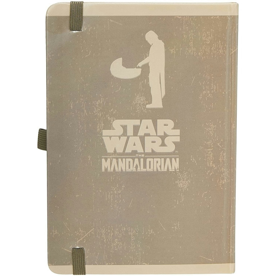 image 1 of Star Wars: The Mandalorian Precious Cargo A5 Notebook - Beige - One Size