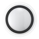 image 3 of Modern and Sleek Semi Flush LED Powered Ceiling Light Fitting in Matt Black