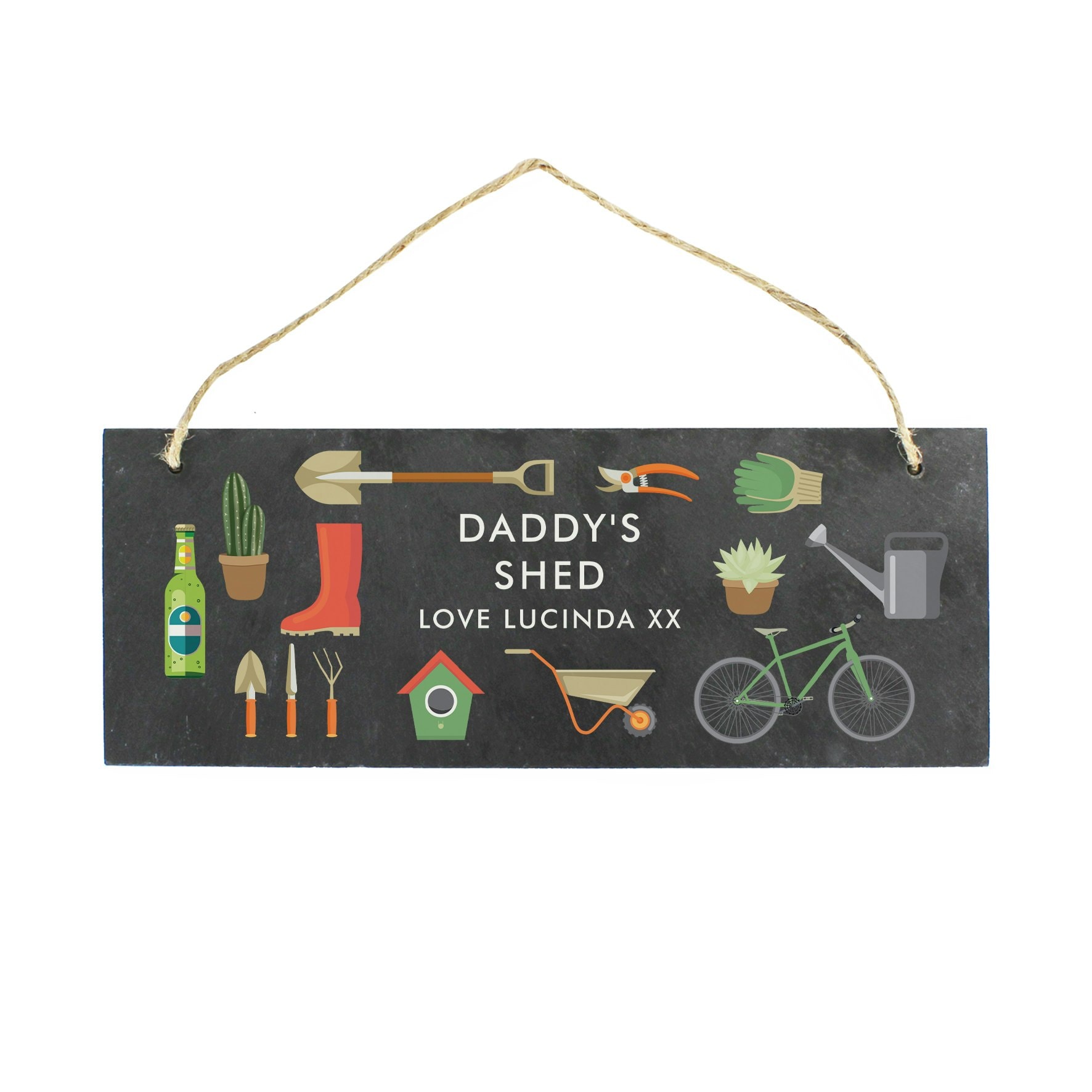 Personalised Slate Garden Sign