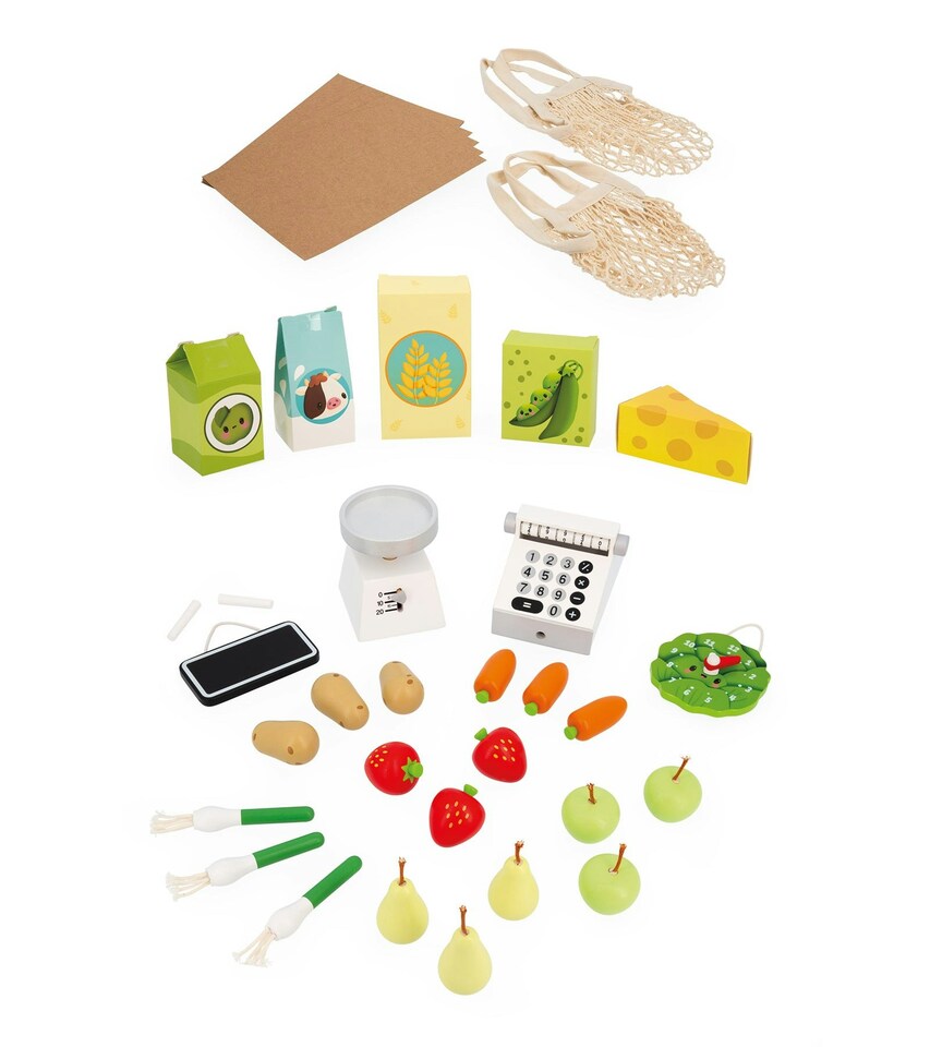 image 1 of Janod Play Farm Market