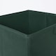 image 5 of OHS 2 x Plain Folding Storage Cube Boxes, 27x27cm - Forest Green