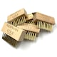 image 1 of Patio Weed Remover Brush Replacement Heads with Brass Bristles and Scraper - Pack of 5