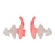 image 3 of Speedo Biofuse Ear Plugs - Clear/Orange - One Size