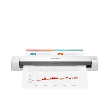 Brother DS-640 Portable Document Scanner, 1200 x 1200 DPI, 15 ppm, A4, White