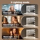 image 5 of Emitto LED Hollywood Makeup Mirror Vanity Light Mirror 14 Dimmable LED Bulbs