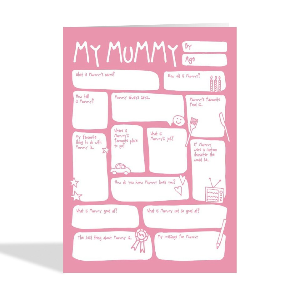 image 1 of Cute DIY Mother's Day Card For Mum