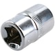 image 3 of E22 Female Torx Socket Star Bit 1/2" Drive Standard External Chrome Vanadium
