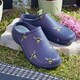 image 2 of Briers Comfi Garden Clogs Blue Bees Size UK 6