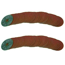 115mm Coarse 36 Grit Fibre Sanding Abrasive Discs For Wood Metal 4-1/2" 100pk