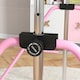 image 8 of HOMCOM Adjustable Height Foldable Kids Gymnastics Bar, Pink