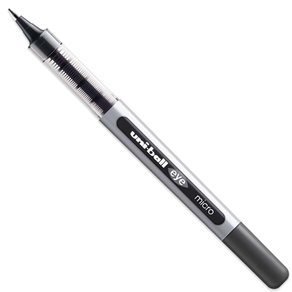 image 1 of Uni-Ball Eye UB-150 Liquid Ink Rollerball Pens 0.5mm Nib Pack of 12