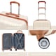 image 5 of Flight Knight Premium Lightweight Suitcase - Built-in Side Lock with USB Port - 8 Spinner Wheels - Hard Shell Carry On Or Check in Luggage 100 Airlines Approved Cream | Large