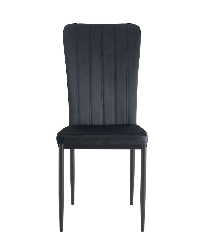 image 1 of MCC Direct Set of 6 Velvet Dining Chairs Upholstered Kitchen Accent Chairs Elle