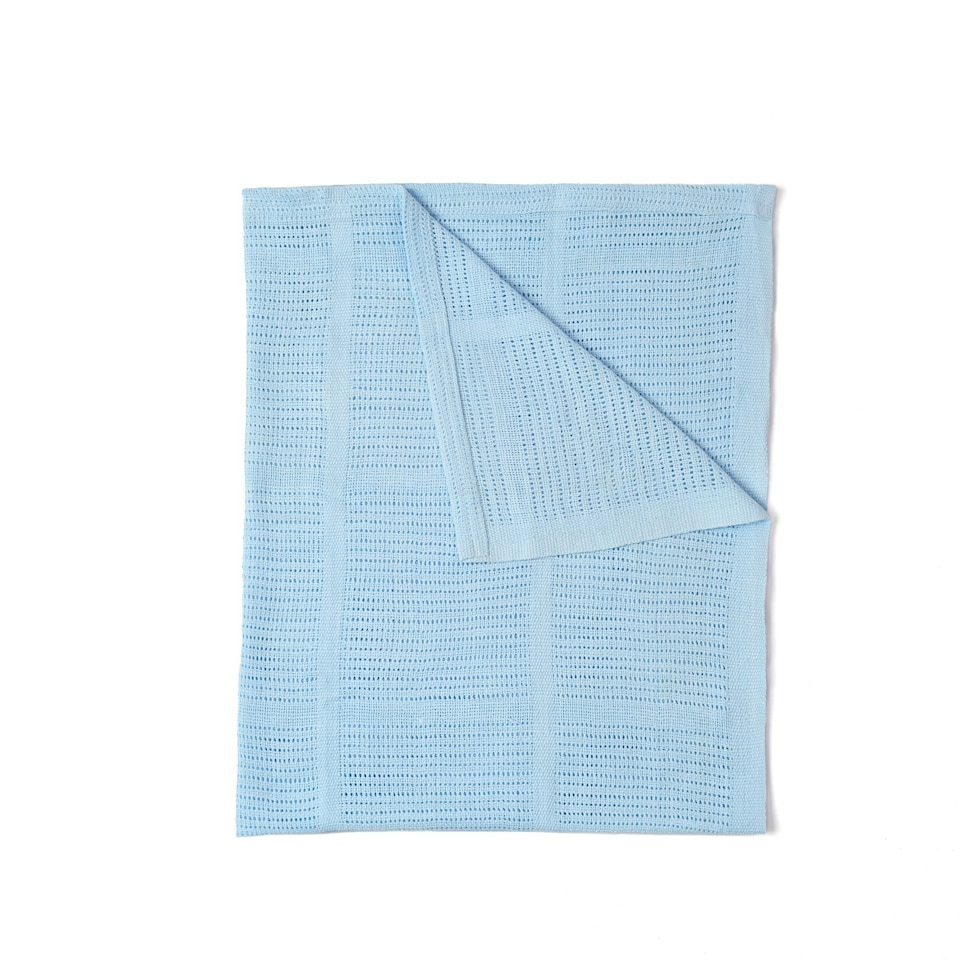 image 1 of Clair de Lune Cellular Blanket Pram Size - Blue