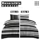 image 7 of VELVETIO Seth Complete Duvet Cover Set with Fitted Sheet Cosy Quilt Coverlet Grey | Single