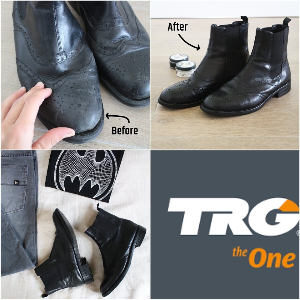 image 1 of TRG Shoe Cream - Polish and Leather Care for Shoes, Boots and Footwear 50ml | Brown | Oak