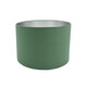 image 2 of CGC LUPO Luxury Green & Silver Inner Cotton Round Pendant Drum Lamp Shade Green