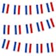 image 2 of Netherlands Flag Rectangle Party Bunting 10m with 20 Flags