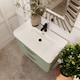image 3 of Balterley Wave Wall Hung 2 Drawer Vanity Unit with Thin-Edge Ceramic Basin
