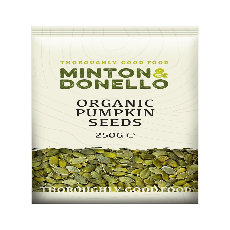 image 1 of Minton & Donello Organic Pumpkin Seeds 6 x 250g