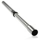 image 4 of SPARES2GO Vacuum Cleaner Telescopic Rod Extension Tube Pipe compatible with Shark (35mm) Silver