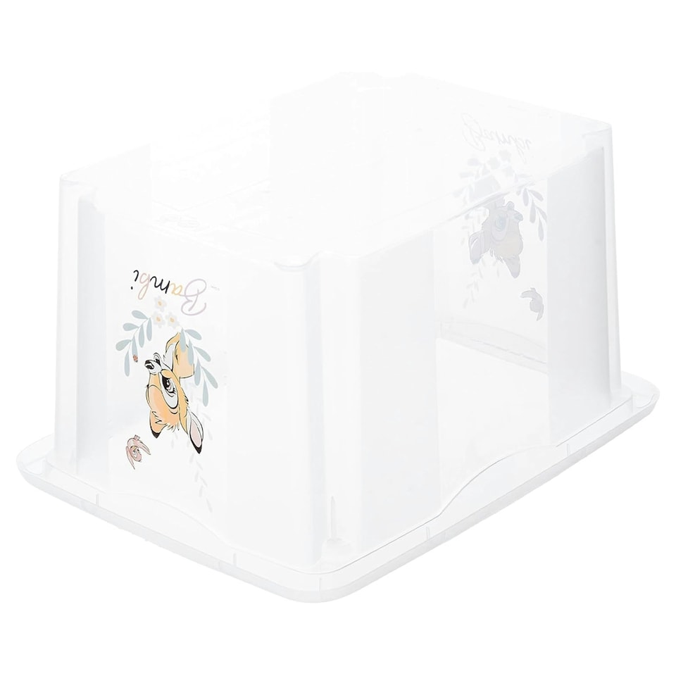 image 1 of Keeeper Bambi Turn Around Stackable Box with Lid 15 Litre Transparent