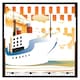 image 1 of Art deco ship (Picture Frame) Black | M
