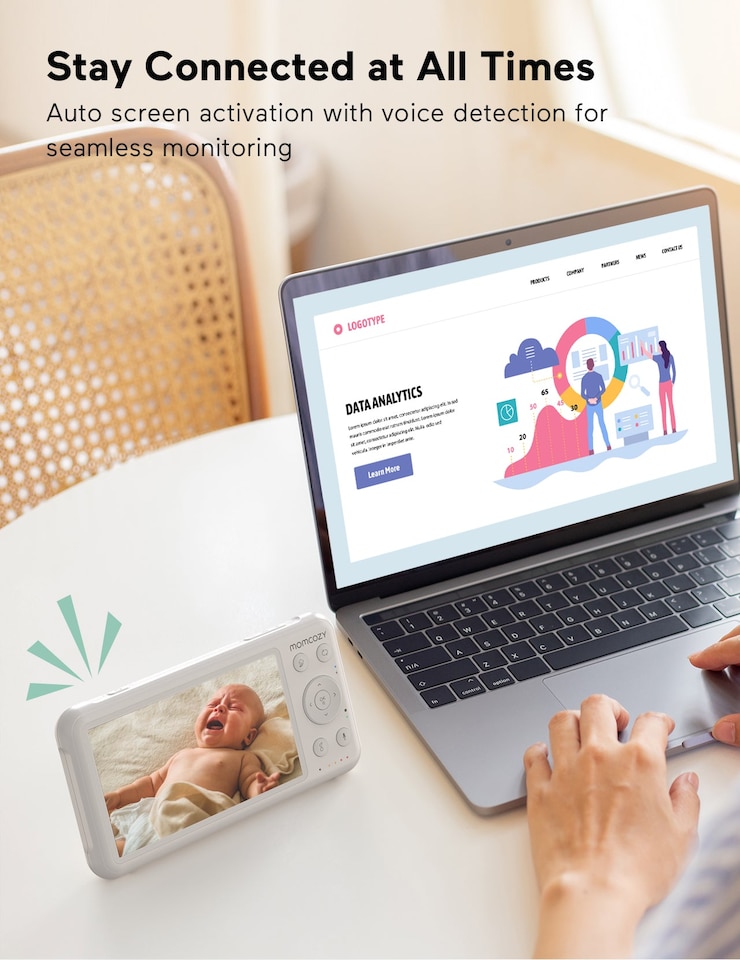 image 1 of Momcozy BM01 Monitor & Camera