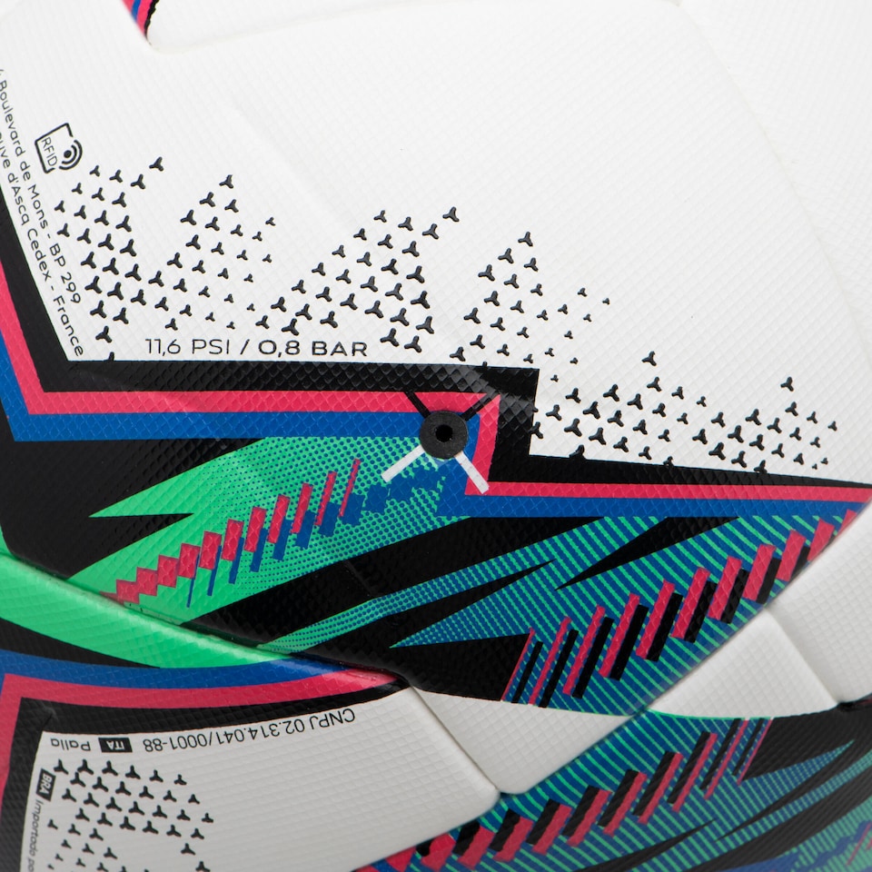 image 1 of Decathlon Thermobonded Size 5 FIFA Quality Football Pro Ball - White
