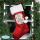 image 1 of Personalised Me to You Reindeer Luxury Red Stocking