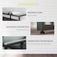 image 5 of Outsunny 4 Pieces Rattan Garden Furniture Set for 4 Person, Charcoal Grey 