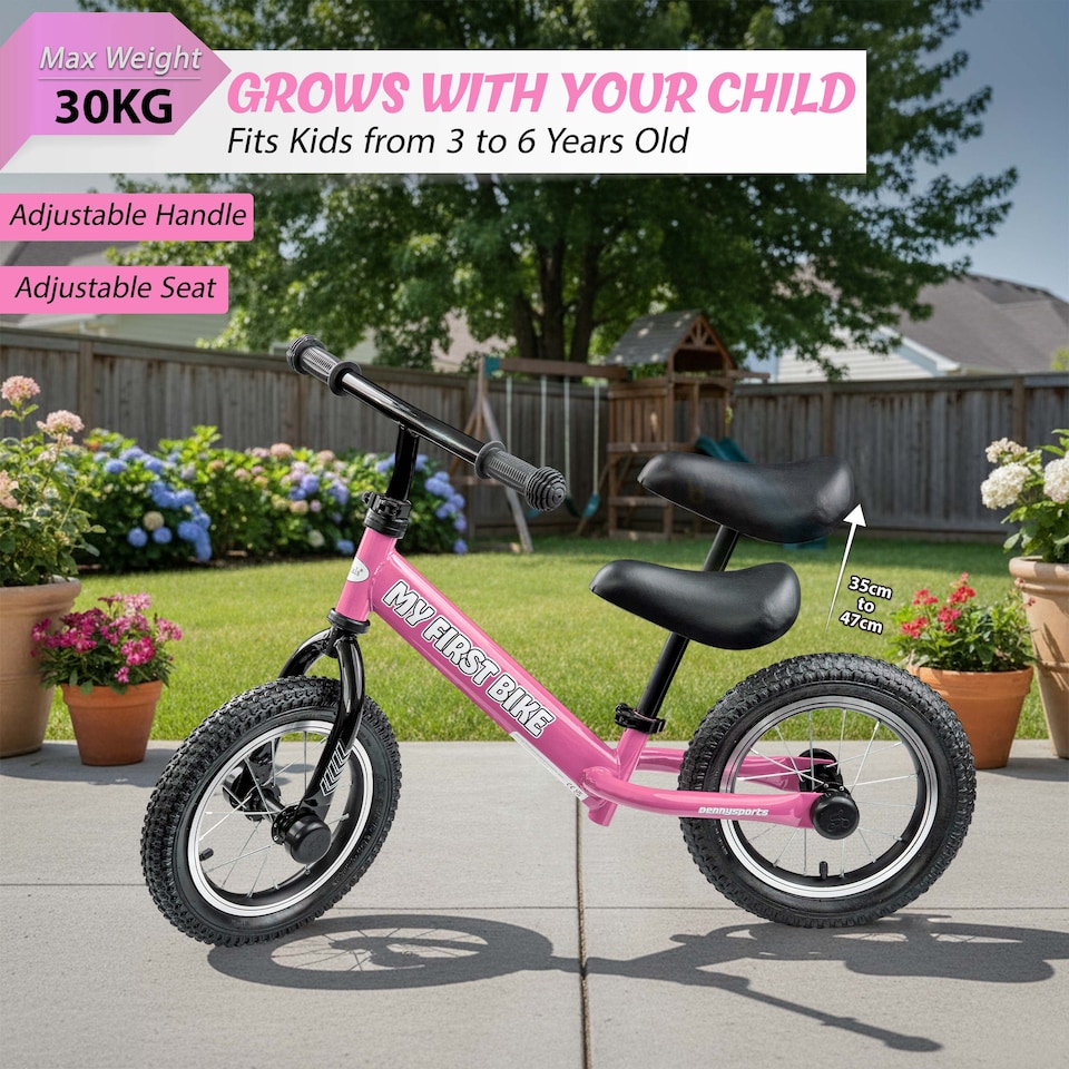 image 1 of Balance Bike 2+ Year Old Boys and Girls, Bike Training Bicycle for Kids and Toddlers with Adjustable Seat/Handlebar