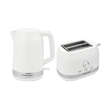 Hamilton Beach Ella White Kettle & Toaster Set
