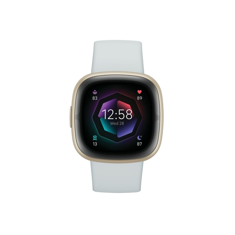 image 1 of Fitbit Sense 2 - Blue Mist / Soft Gold
