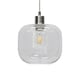 image 3 of Set of 2 Bletch - Clear Glass with Chrome Pendant Fittings | Clear | Clear | 2