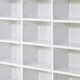image 8 of HOMCOM CD DVD Media Storage Shelves Display Shelf Racks Wooden Frame White