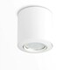 image 2 of ValueLights 4 x GU10 White Tiltable Surface Mounted Ceiling Spotlight Downlights - Complete with 4 x 5W GU10 Cool White LED Bulbs